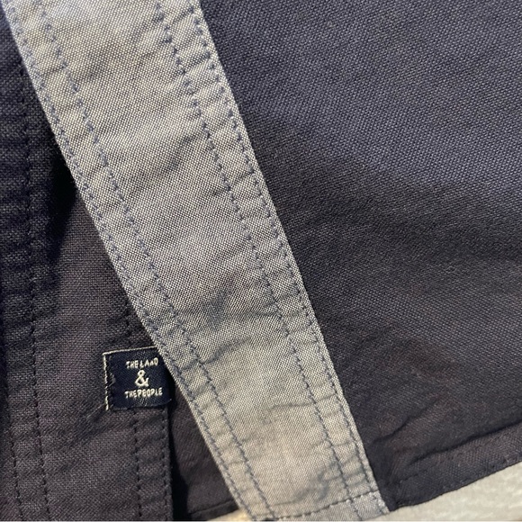 Parish Nation The Land & The People Streetwear Navy Button Down XL NWT - Picture 6 of 12